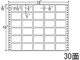 NANA �i�i�t�H�[�� 13�~10�C���` 30�� MT13N