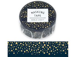 ���[���h�N���t�g �}�X�L���O�e�[�v starlights 15mm�~7m 4��