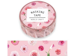 ���[���h�N���t�g �}�X�L���O�e�[�v PRESENT 15mm�~7m 4�� MT15-029