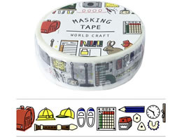 ���[���h�N���t�g �}�X�L���O�e�[�v �������� 15mm�~7m 4�� MT-039