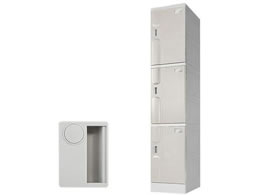 Netforce WECC �v���X�`�b�N���b�J�[ L ���Ȃ� 1��3�i �O���[