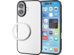 �G���R�� iPhone17�\�t�g�P�[�X �Ɍ� ���^���b�N�u���b�N PM-A25AUCTMKBK