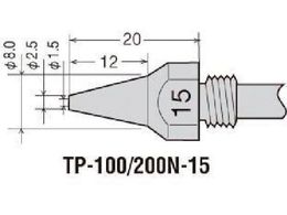 �O�b�g �փm�Y���`�b�v��1.5mm (1�{=1PK) TP-100N-15