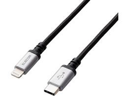 GR Type-C-LightningϋvP[u 1.2m MPA-CLS12BK