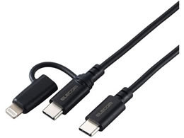 GR 2in1P[u USB-C+CgjO 1.5m  MPA-CCLAD15BK