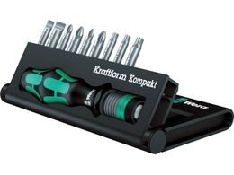 Wera �N���t�g�t�H�[���R���p�N�g10 �h���C�o�[�r�b�g�Z�b�g 056653