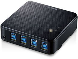 GR USB3.0Ήؑ֋@ PC4 USB-A USB-B U3SW-T4