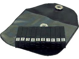 浦谷 ハイス精密組合刻印 数字セット1.5mm UC-15S