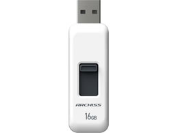 �A�[�L�T�C�g USB2.0 �X���C�h���t���b�V�������� 16GB �z���C�g
