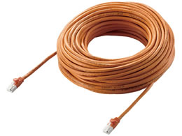 �G���R�� Cat6 LAN�P�[�u�� 30m �I�����W LD-GPT DR30 RS