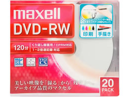 �}�N�Z�� DVD-RW 20������ 1�`2�{���L�^�Ή� DW120WPA20S