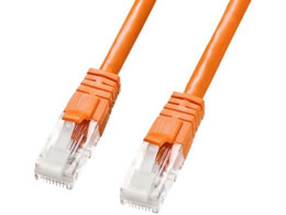 �T�����T�v���C �ߐ܂�h�~�J�e�S��6LAN�P�[�u�� �I�����W 0.5m