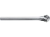 スーパー/スーパー超硬バー ロー付タイプ 球型 シングルカット 刃径:6.3mm 刃長:5.0mm 軸径:3.0mm SB8B04S