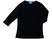 KAZEN WLD/インナーTシャツ 男女兼用 S ブラック/233-05