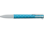 三菱鉛筆/スタイルフィット 5色ホルダー クリップ付 ドットブルー