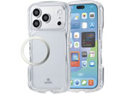 �G���R��/iPhone18 Pro Grippy �n�C�u���b�h�P�[�X �I�[���N���A �Ɍ� �N���A/PM-A26CGRPAKCR