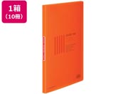 コクヨ/クリヤーブック〈カラータグ〉固定式 A4 20ポケット オレンジ 10冊