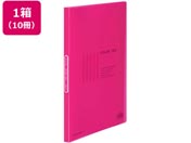 コクヨ/クリヤーブック〈カラータグ〉固定式 A4 20ポケット ピンク 10冊