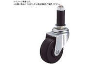 ユーエイ/差し込み式 自在 キャスター ゴム 車輪径50mm Lタイプ LTF型 パイプ径18 LTF-50R-18