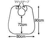 MANRAKU/�G�R�m�~�[�H���p�G�v���� 25-6645-0008 ���[�t�s���N MR-3002(80X90CM)