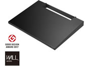 ナカムラ/WALLテレビスタンド V4専用棚板 ブラック/M05000239