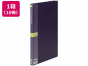 G)テージー/マイホルダー A4 20ポケット ネイビー 10冊/M-1442-30