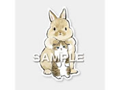 ヒサゴ 刺繍ワッペンシール ねこ&ウサギ UTN157