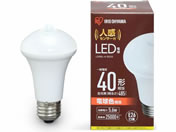アイリスオーヤマ/LED電球 人感センサー付 E26 電球色 40形相当