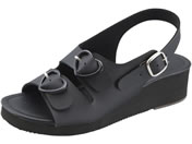 parfait/�n�[�g2�o�b�N���T���_�� �i�[�X�T���_�� 24-6544-0304 LL(24.5-25.0cm)parfait KS-124(�u���b�N)