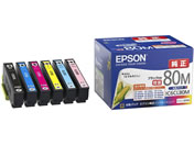 EPSON インクカートリッジ 6色パック 純正 IC6CL80M