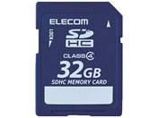 エレコム/SDHCカード Class4 データ復旧サービス付 32GB