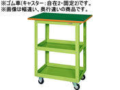 G)サカエ/ニューCSスーパーワゴンW900 天板付 グリーン/CSWA-758T