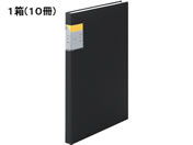 キングジム/クリアーファイル カキコ A4 40ポケット 黒 10冊/8632W-BK
