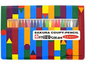 サクラ クーピーペンシル 24色セット(ソフトケース入) FY24R1
