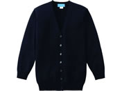 KAZEN WLD/レディースカーディガン 丈長 LL ネイビー/206-91