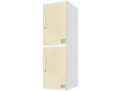 Netforce/�L���[�{�C�h ���b�J�[ 2�l�p 1��2�i �V�����_�[�� ����600mm �X�`�[�� �z���C�g�~�i�`������/CUB3560S02-WHNA