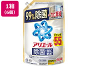 P&G/アリエール 液体 除菌+カビ撃減 洗濯洗剤 つめかえ用 1400g×6個