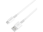 �J�V����/USB�[�d&�����P�[�u�� 50cm A-C WH�^AJ639