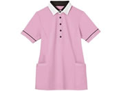 カーシーカシマ/半袖プルオーバー(男女兼用)介護ユニフォーム 24-8152-0402 S HM2449-9(サクラ)