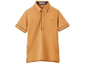 カーシーカシマ/半袖ポロシャツ(男女兼用)介護ユニフォーム 24-8151-0401 SS HSP003-14(サニーオレンジ)