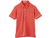 カーシーカシマ/半袖ポロシャツ(男女兼用)介護ユニフォーム 24-8151-0506 3L HSP003-29(コーラルピンク)