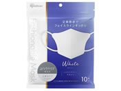 �A�C���X�I�[���} FASHIONABLE MASK���� �ӂ����C�h �z���C�g 10�� RN-FA10MW