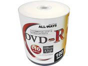 All-ways データ用 DVD-R 4.7GB 16倍速 100枚 シュリンクパック