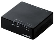 エレコム 100BASE-TX対応 スイッチングハブ 5ポート 電源外付ブラック