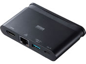 サンワサプライ/USB Type-Cドッキングハブ/USB-3TCH16BK
