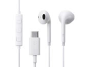 エレコム/USB Type-C イヤホン 有線 インナーイヤー型 マイク付き 通話可能 DAC搭載 高音質 音量調節 1.2m ホワイト/EHP-DF18IMWH