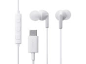 エレコム/USB Type-C イヤホン 有線 カナル型 マイク付き 通話可能 DAC搭載 高音質 音量調節 1.2m ホワイト/EHP-DF19CMWH