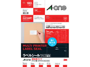 G)エーワン/ラベルシール プリンタ兼用 強粘着タイプ 10面 四辺余白付 18シート/78310