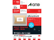 G)エーワン/ラベルシール プリンタ兼用 強粘着タイプ 10面 四辺余白付 角丸 18シート/78410