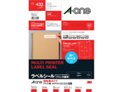 G)エーワン/ラベルシール プリンタ兼用 強粘着タイプ 24面 四辺余白付 角丸 18シート/78224